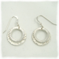 Twin ring earrings